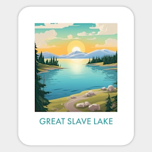 GREAT SLAVE LAKE Sticker